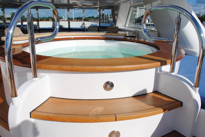yacht hot tub